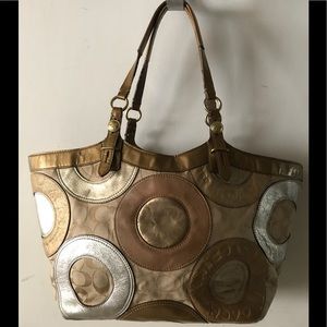 Coach Hobo Logo Handbag